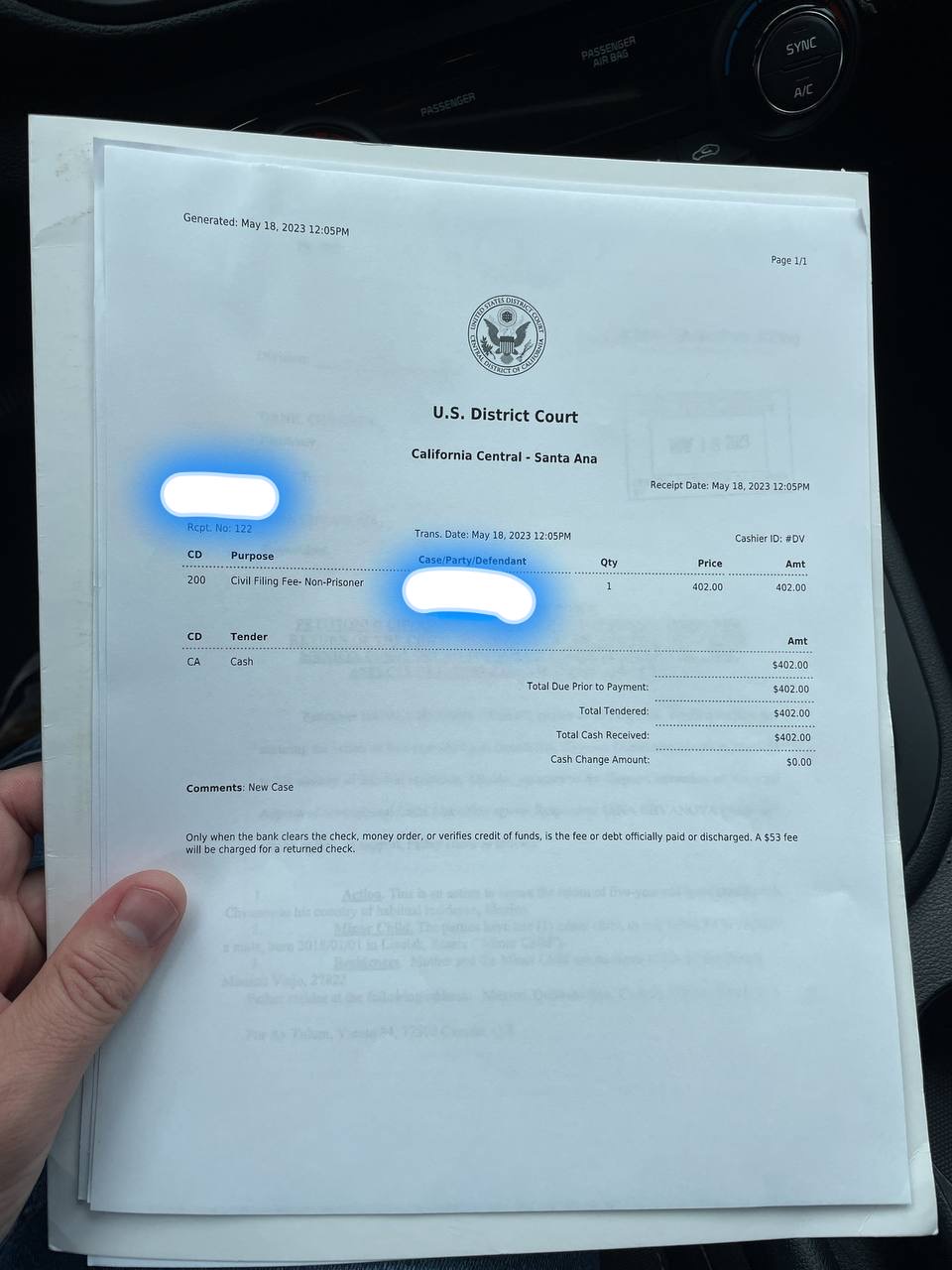 The reunion of father and son after abduction and extortion of money for the opportunity to communicate with his own child. Our experience in the Federal Court of Los Angeles, USA. — 8